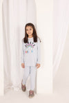 Girls Full Sleeve Stripes & Snipes Co-Ord Set