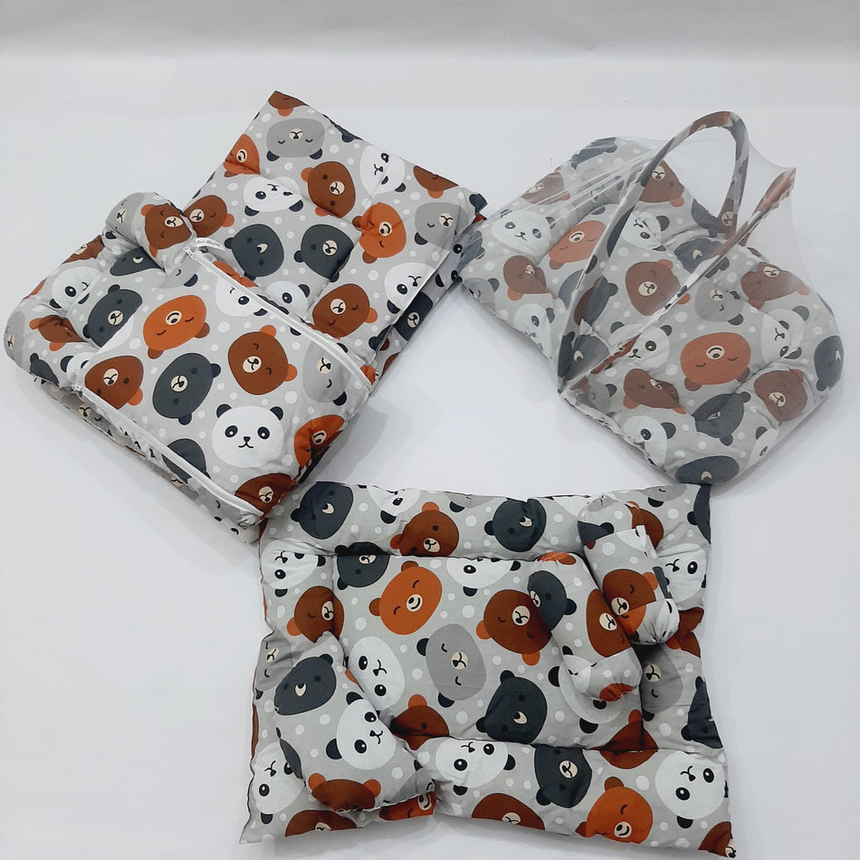 8 Pieces  Baby Bedding Set - Bear Panda