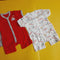 Pack Of 3 Sleep Suit Red