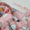 6 Pieces Snuggle Pink Cats