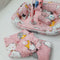 6 Pieces Snuggle Pink Cats