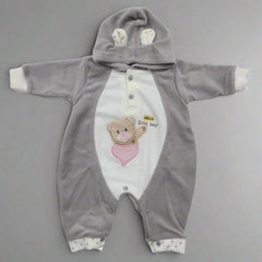 Baby Romper For Winter Bear Heart