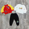 3 pieces Baby Suit let's work