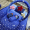 6 Pieces Rattle snuggle Blue stars