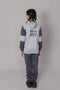 Hooded Tracksuit For Boys & Girls, UNISEX, Athletic Fleece(Light Grey)