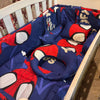 8 Pieces Cot Set Blue Spiderman