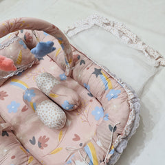 6 Pieces Snuggle With Rattles Pink Unicorn