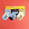 Pack Of 3 Socks Bear Dotted