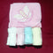 Baby Bath Towel With 4 Face Towels