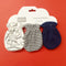 Pack Of 3 2White Dark Blue