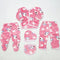 5 Pieces Baby Suit For Winter pink cow