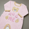 Baby Romper For Winter Pink Bear