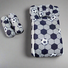 Carry Nest With Pillow grey football