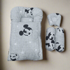 Carry Nest With Pillow Grey mickey