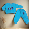 Warm Baby Track Suit Spiderman (3 to 12 months) Sky blue