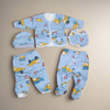 5 Pieces Baby Suit For Winter Blue Crane