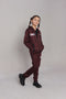 Hooded Tracksuit For Boys & Girls, UNISEX, Athletic Fleece(Maroon)