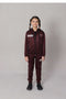 Hooded Tracksuit For Boys & Girls, UNISEX, Athletic Fleece(Maroon)