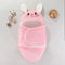 Pink cat Cozy Swaddle Blanket