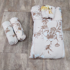 Carry Nest With Pillow brown flowers